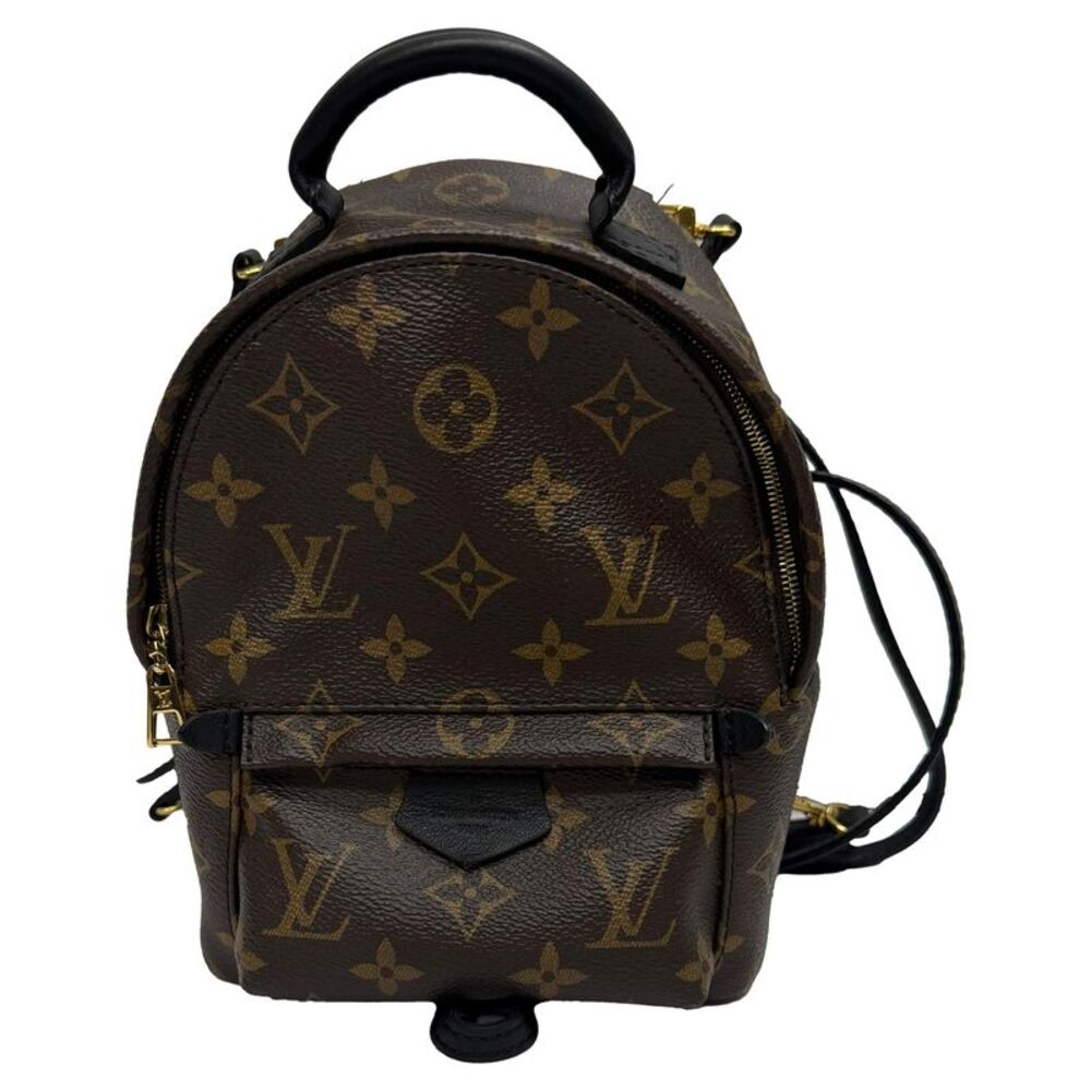 Louis Vuitton Monogram Palm Springs Mini Backpack Bag in Brown Canvas - Picture 1 of 8